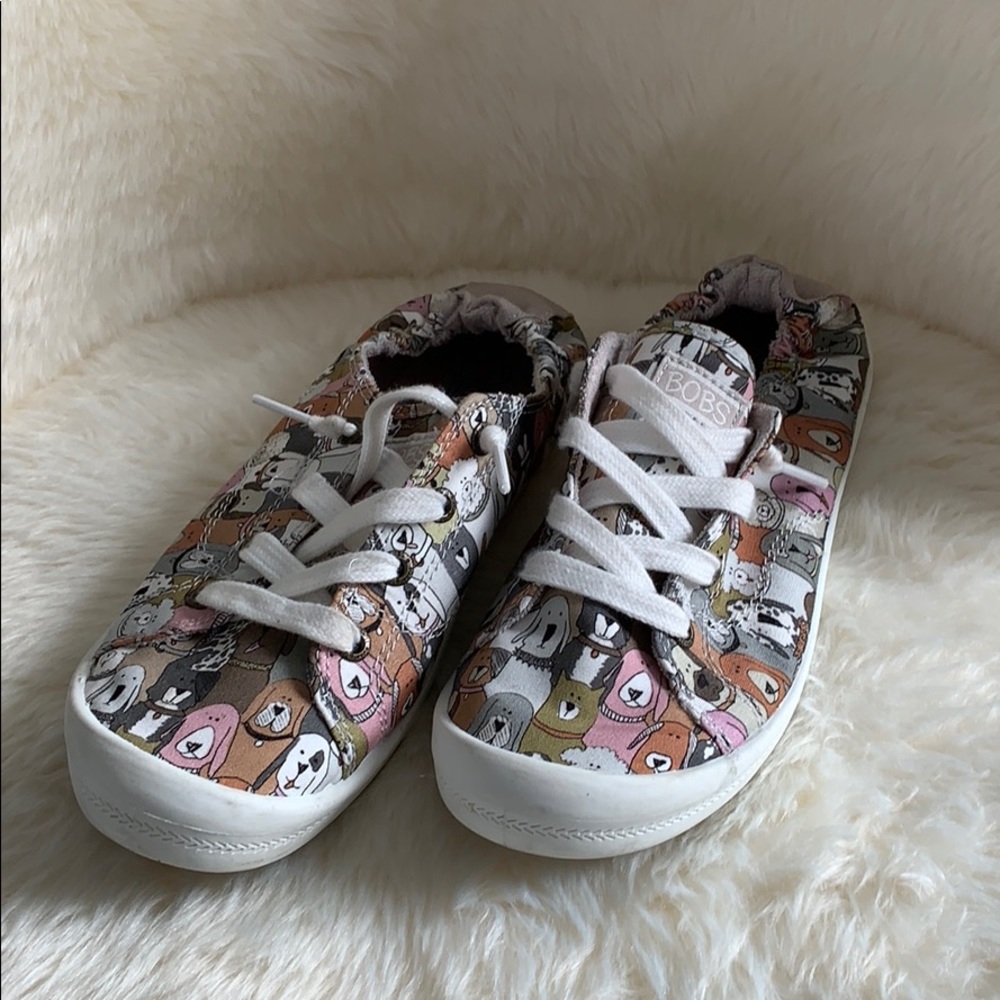 Bob’s Doggy Print Slip-Ons